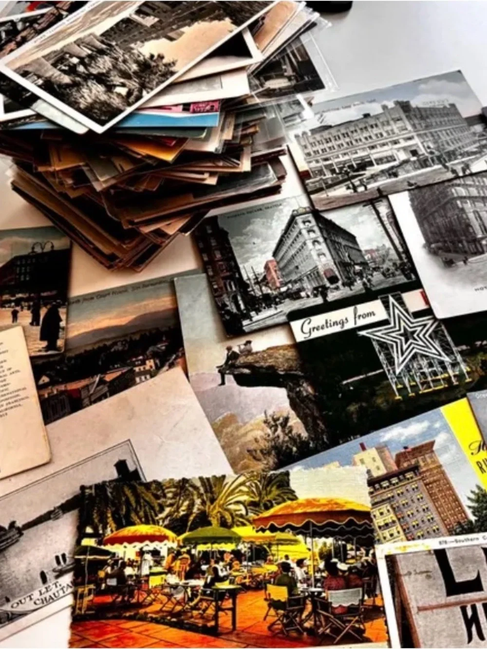 Bulk Lot Unused Vintage Postcards Random Assortment USA United States Views